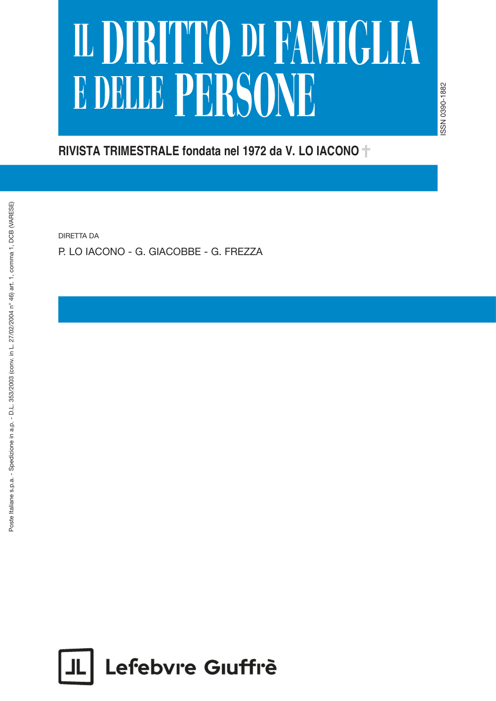 Diritto di Famiglia e delle Persone (Il)